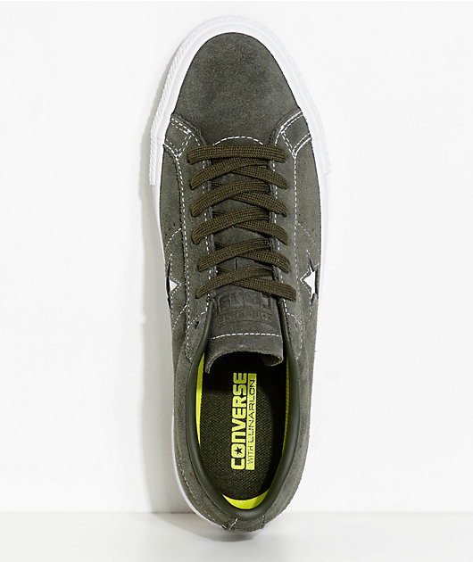 converse one star pro green