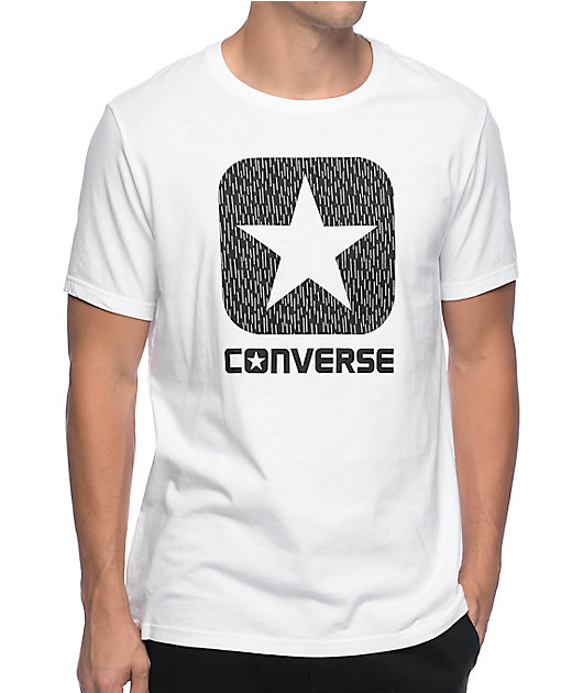 converse white t shirt