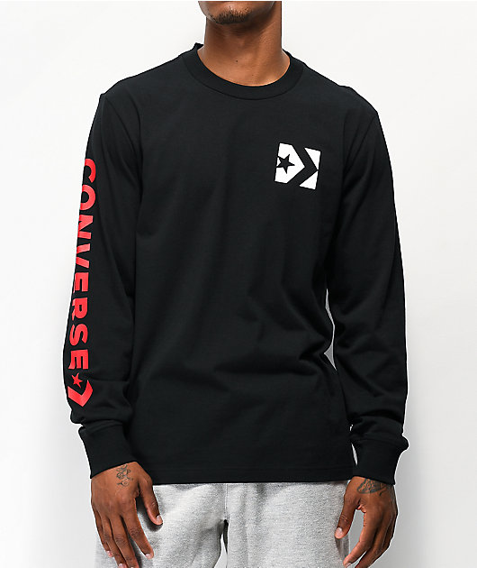 converse long sleeve t-shirt