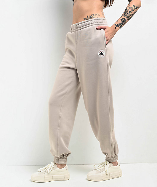 Converse Retro Chuck Taylor Cream Knit Sweatpants