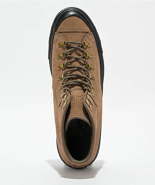 Converse Roman Gonzalez Chuck Taylor All Star Pro Hi Mushroom Forage & Black Suede Skate Shoes