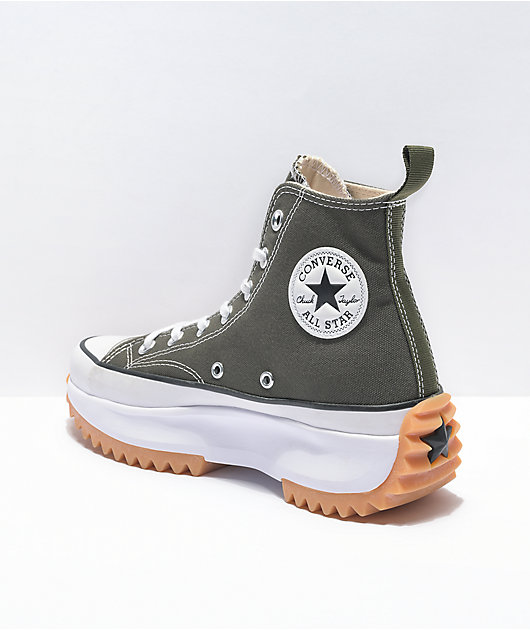 Converse Run Star Hike Olive High Top Shoes