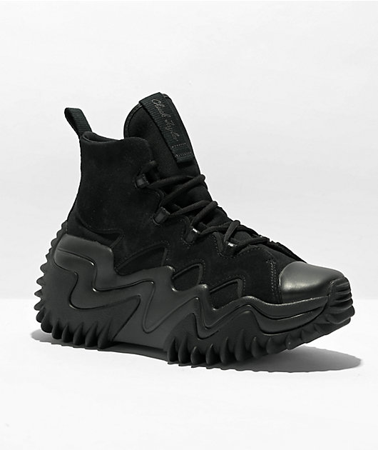 Converse Run Star Motion SP CX Black Platform Shoes | Zumiez