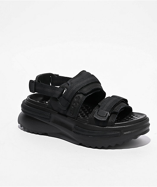 Converse Run Star Utility Black Platform Sandals
