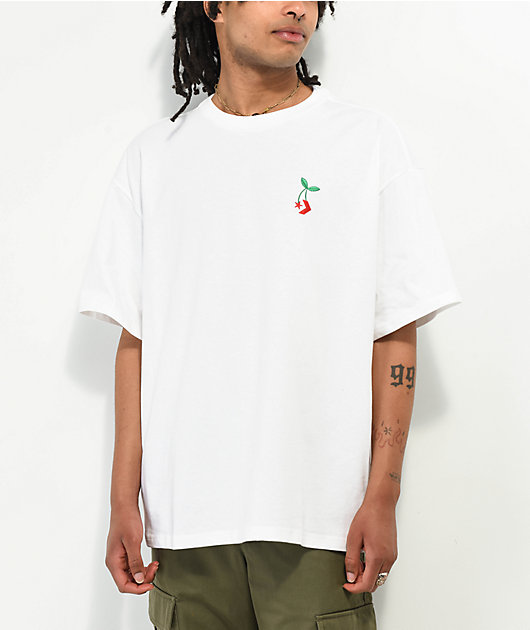| Star T-Shirt White Cherry Converse Zumiez Chevron