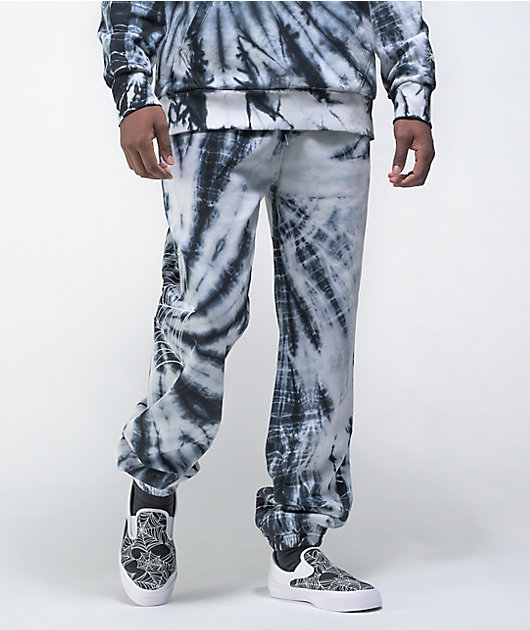 tie dye gray sweatpants