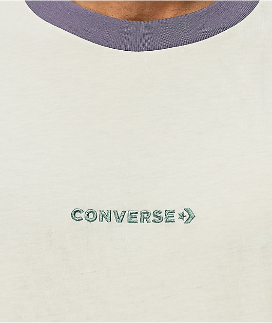 Converse Wordmark Oversize White Knit T-Shirt