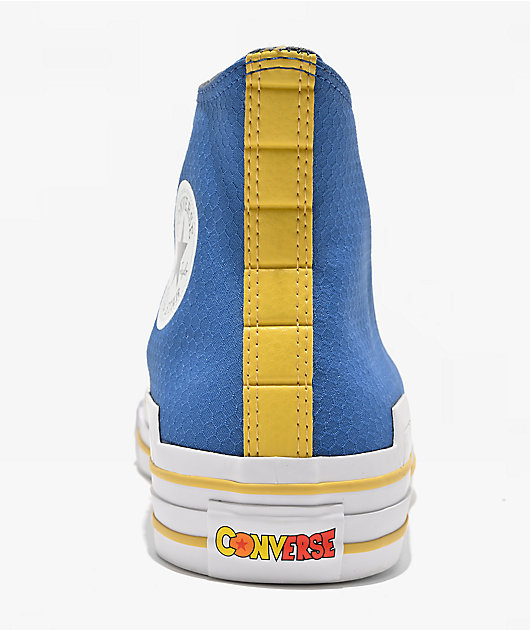 Converse x Dragon Ball Z Vegeta Chuck Taylor All Star Blue & White High Top Shoes