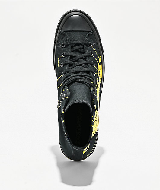 Converse x EDGLRD Chuck 70 Hi Black & Yellow Shoes