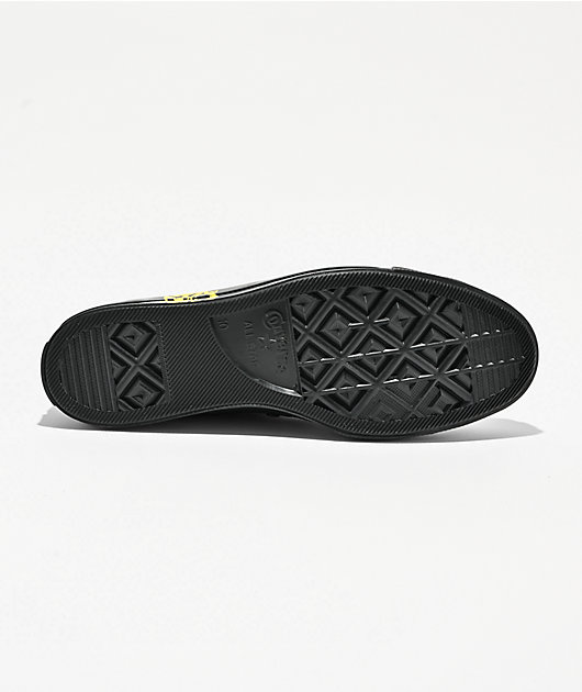 Converse x EDGLRD Chuck 70 Hi Black & Yellow Shoes | Zumiez