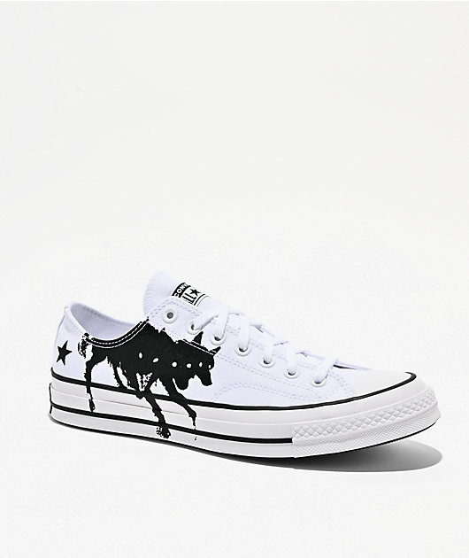 Converse x EDGLRD Chuck 70 Lo Ox White & Black Shoes
