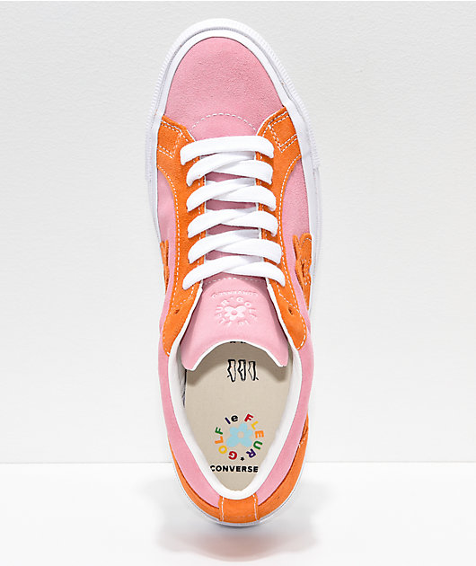 converse rosa orange