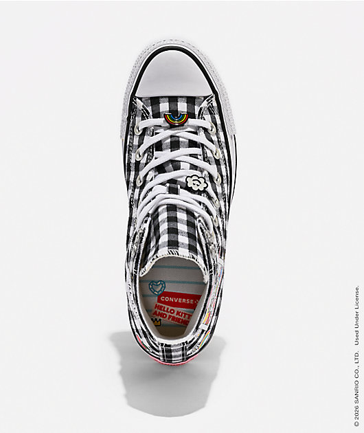 Converse x Hello Kitty & Friends Chuck Taylor All Star Black & White High Top Shoes