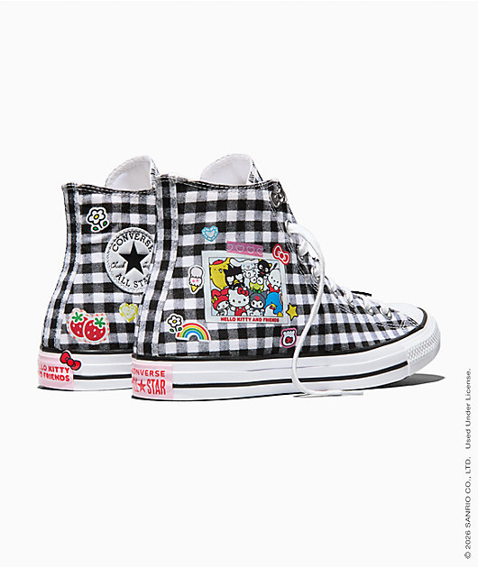 Converse x Hello Kitty & Friends Chuck Taylor All Star Black & White High Top Shoes