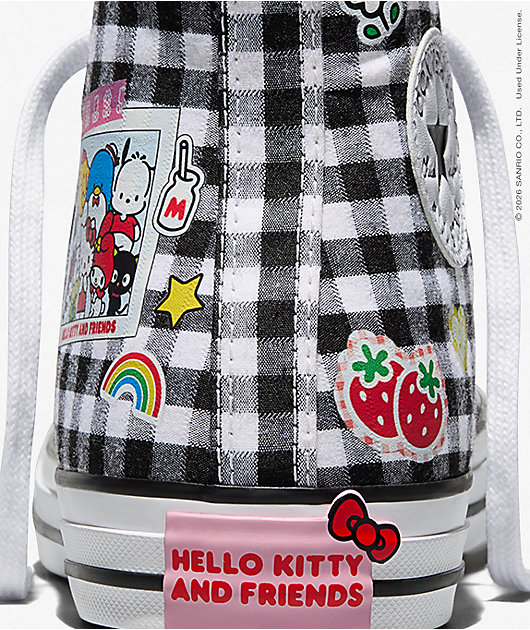 Converse x Hello Kitty & Friends Chuck Taylor All Star Black & White High Top Shoes