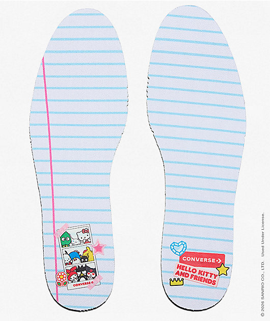Converse x Hello Kitty & Friends Chuck Taylor All Star Black & White High Top Shoes