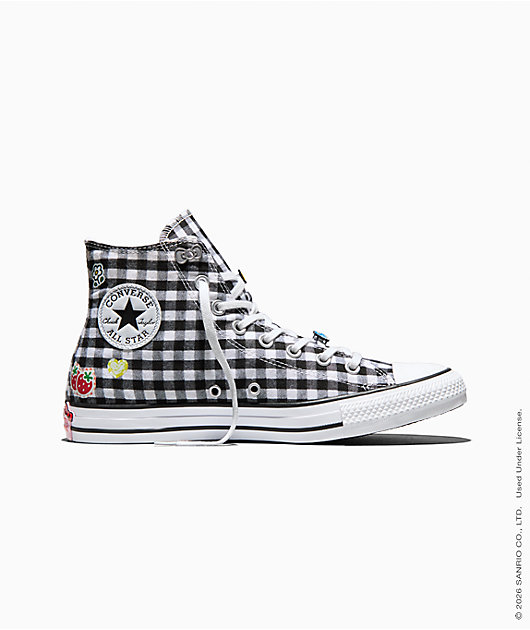 Converse x Hello Kitty & Friends Chuck Taylor All Star Black & White High Top Shoes