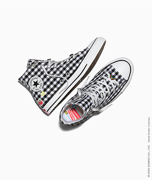 Converse x Hello Kitty & Friends Chuck Taylor All Star Black & White High Top Shoes