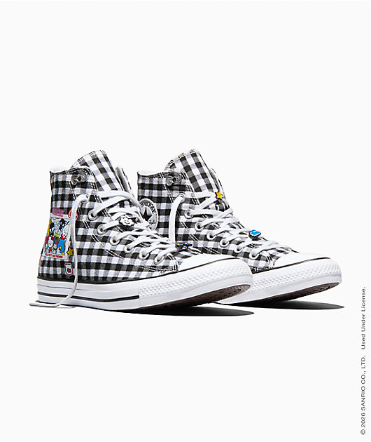 Converse x Hello Kitty & Friends Chuck Taylor All Star Black & White High Top Shoes