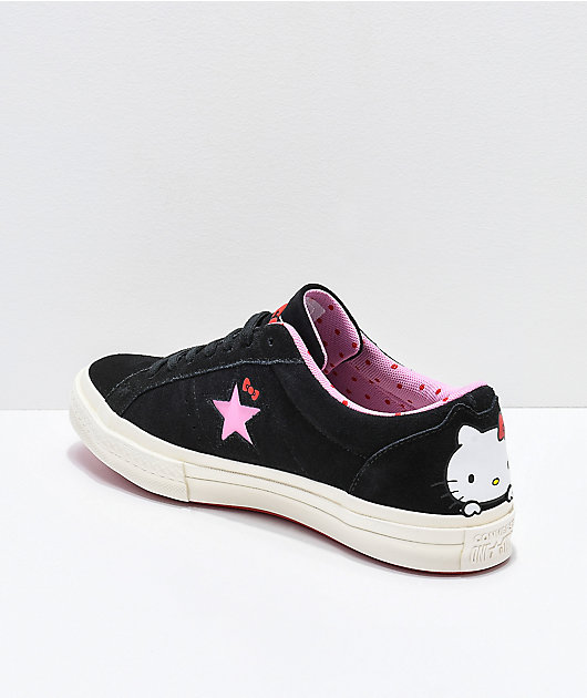 converse x hello kitty one star suede low top