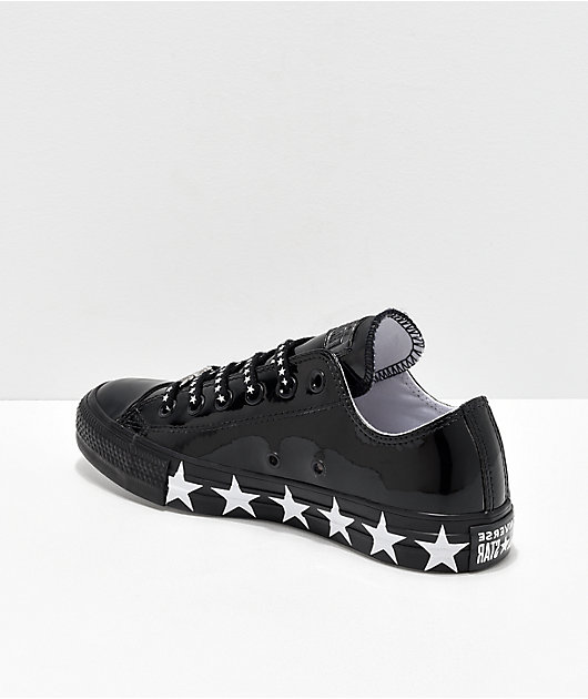 black patent converse