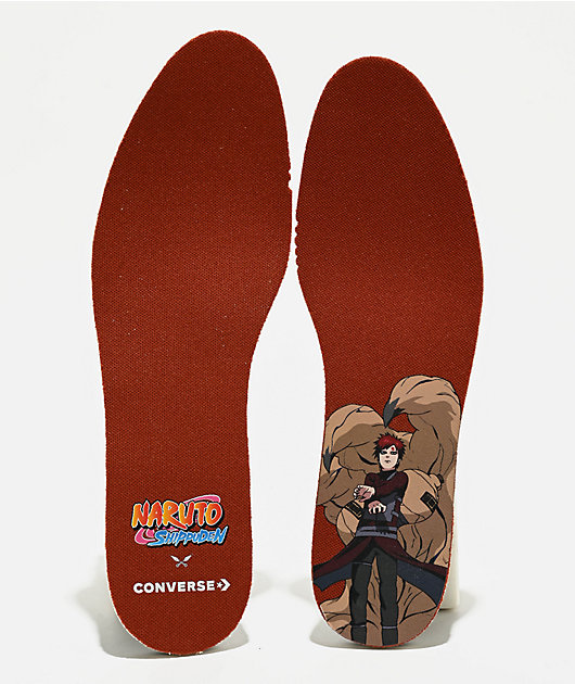 Converse x Naruto Chuck Taylor All Star Gaara Ritual Red & Natural