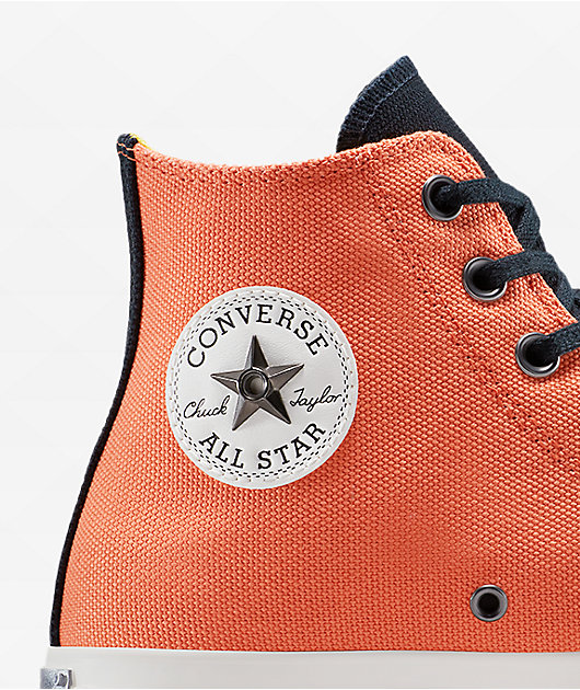 Converse x Naruto Chuck Taylor All Star Pale Magma & Black High Top Shoes