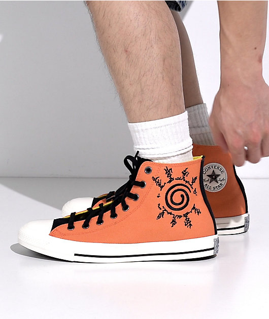 Converse x Naruto Chuck Taylor All Star Pale Magma & Black