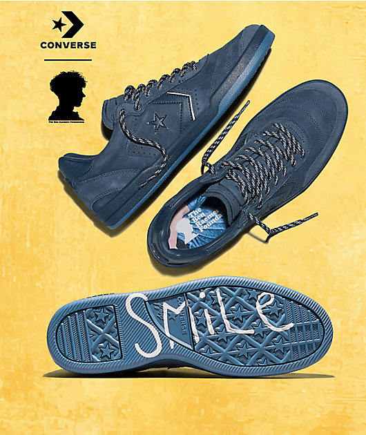 Converse x The Ben Raemers Foundation Louie Lopez Pro 2 Navy Skate Shoes