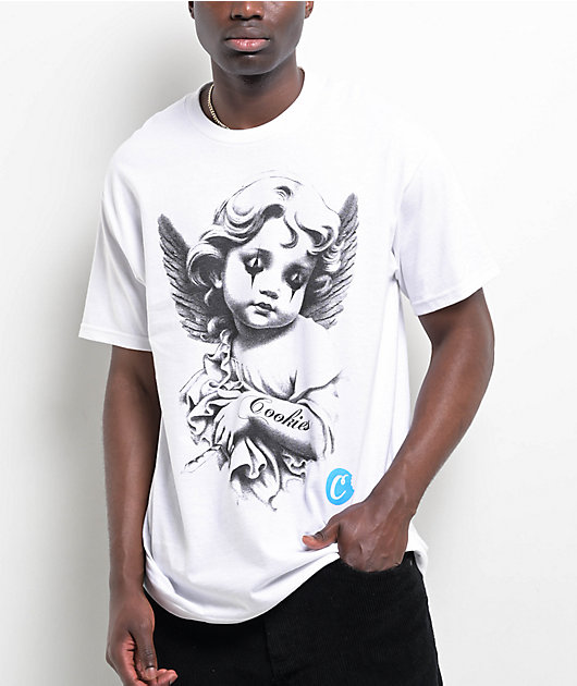 Cookies Angel Eyes White T-Shirt | Zumiez