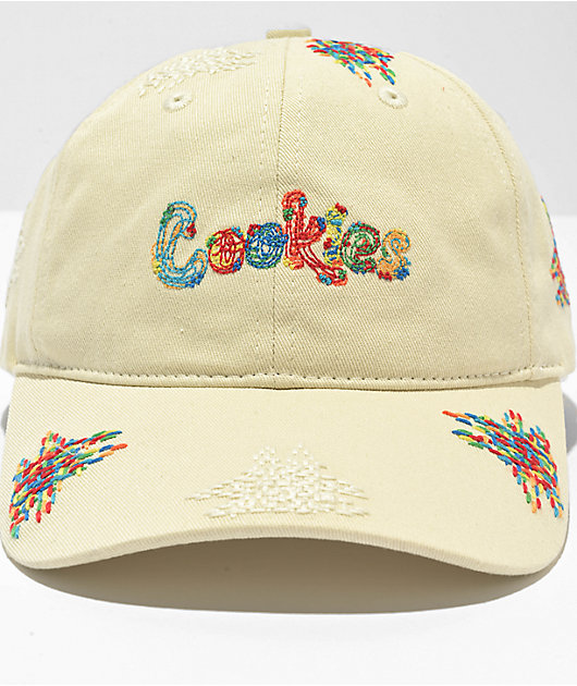 Cookies Anthem Allover Cream Strapback Hat