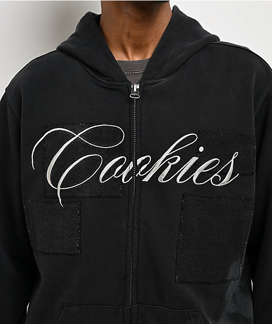 Cookies Artisan Black Wash Heavyweight Zip Hoodie | Zumiez