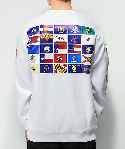 white long sweatshirt