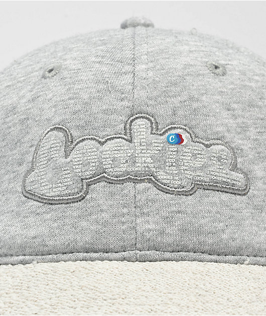 Cookies Back To Back Grey Strapback Hat