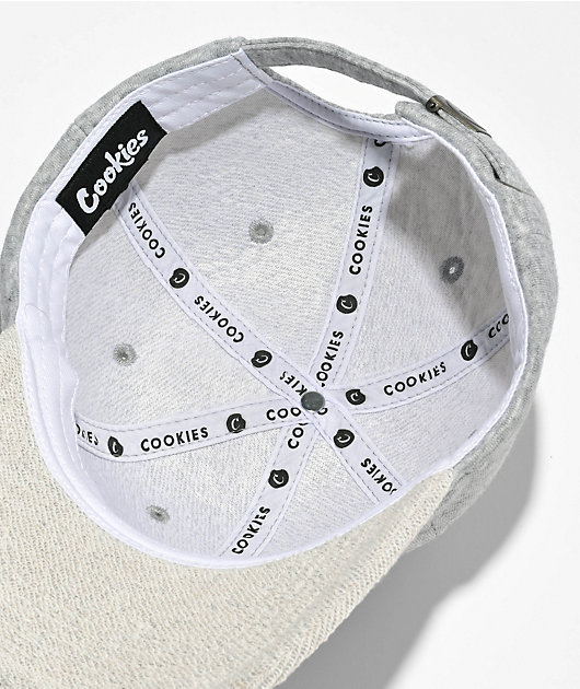Cookies Back To Back Grey Strapback Hat