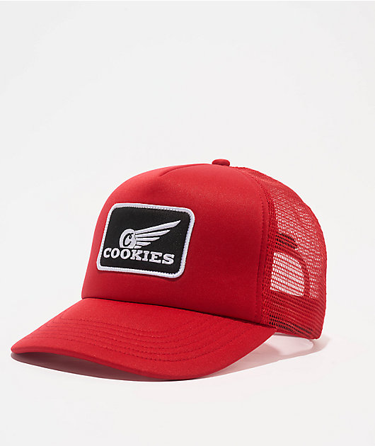 Cookies Baja Motocross Red Trucker Hat