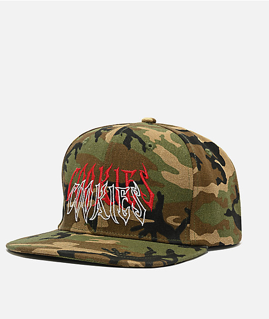 Cookies Canarchy Camo Snapback Hat