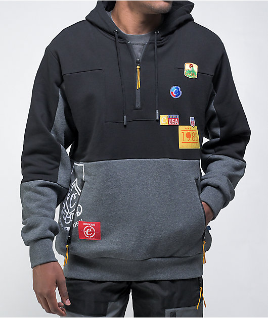 Cookies Colores Black & Grey Hoodie