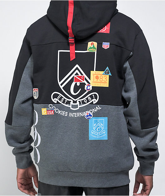 Cookies Colores Black & Grey Hoodie