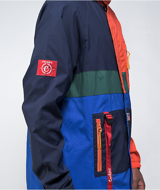 Cookies Colores Navy & Orange Windbreaker Jacket