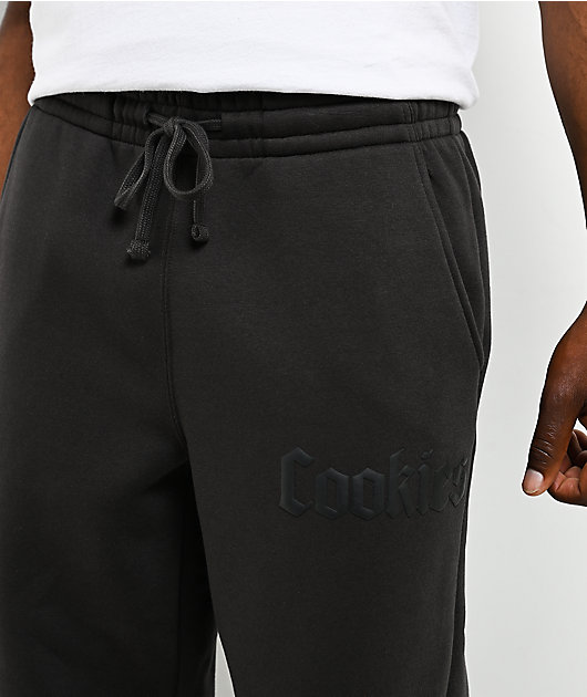 Cookies Core Black Wash Sweatpants