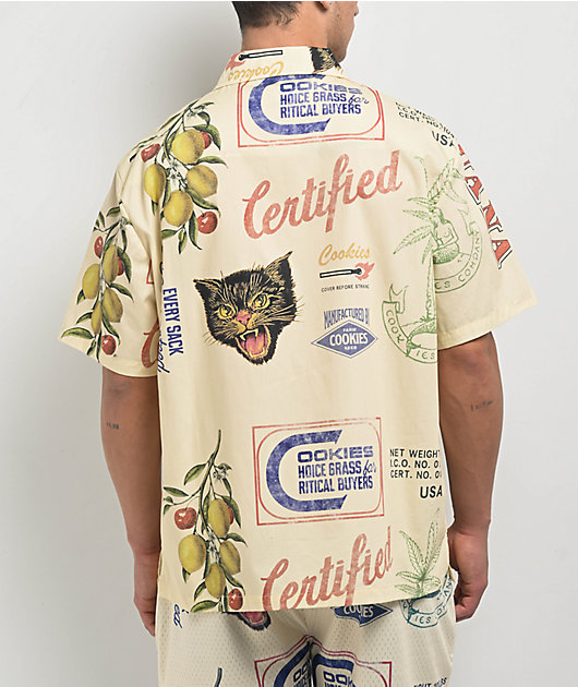 トップス COOTIE PRODUCTIONS Cuba S/S Shirt Beige COOTIE PRODUCTIONS Cuba S/S Shirt Beige - メルカリ