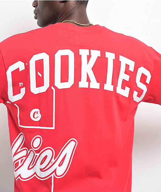 Cookies Cultivators Red T-Shirt | Zumiez