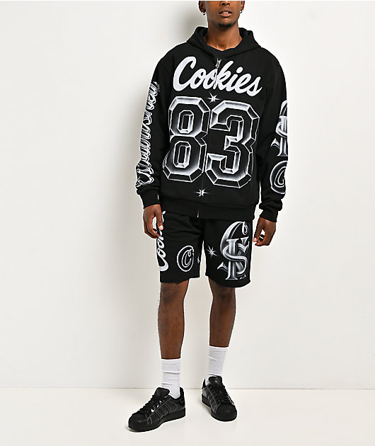Cookies Draft Day Black Heavyweight Zip Hoodie