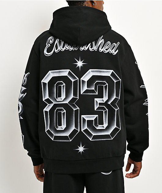 Cookies Draft Day Black Heavyweight Zip Hoodie