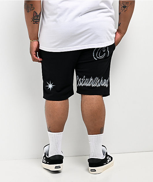 Cookies Draft Day Black Sweat Shorts