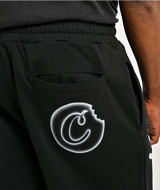 Cookies Draft Day Black Sweat Shorts