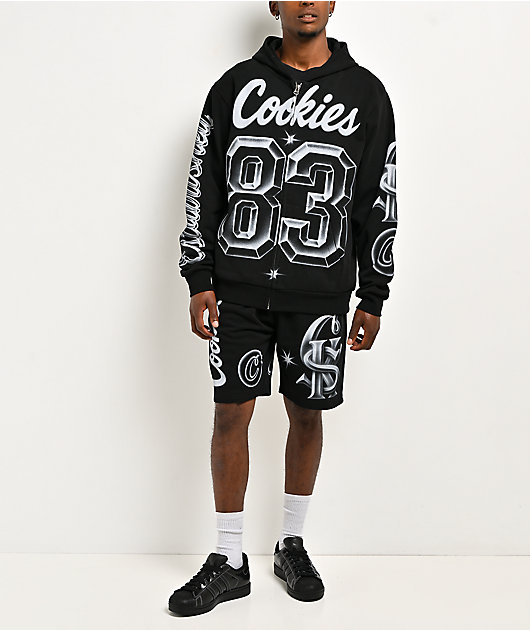 Cookies Draft Day Black Sweat Shorts