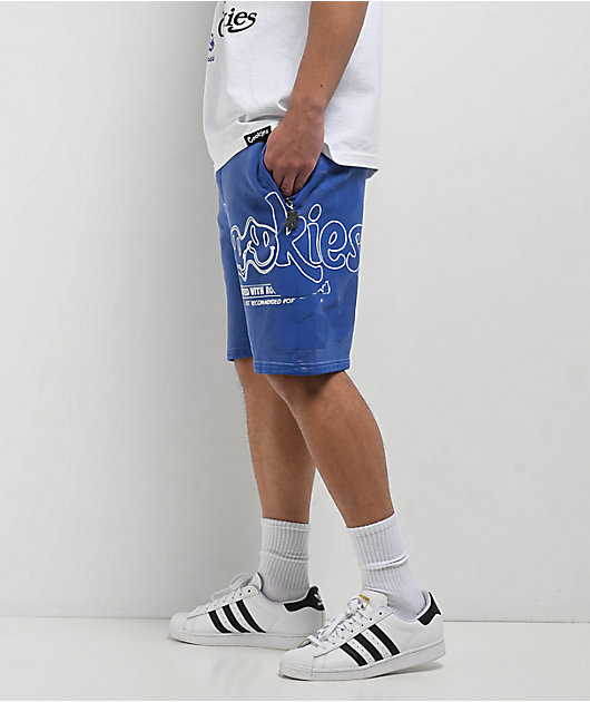 Cookies Florist Blue Wash Sweat Shorts