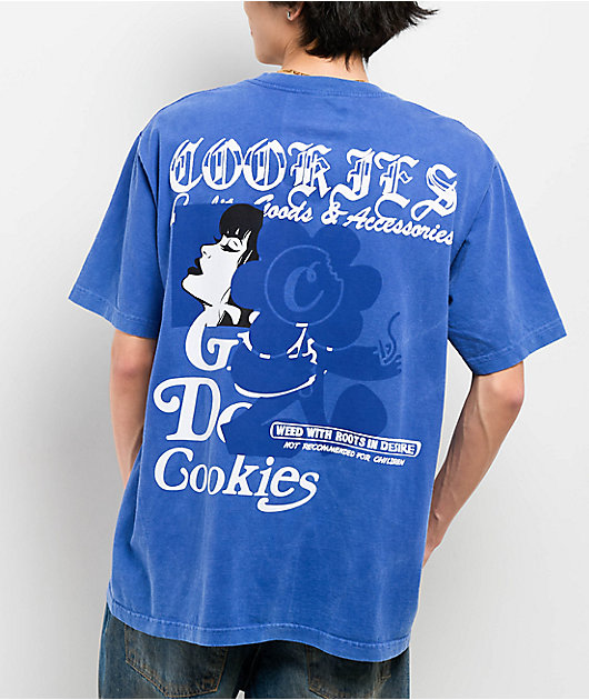 Cookies Florist Blue Wash T-Shirt